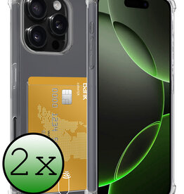 BASEY. BASEY. iPhone 16 Pro Max Hoesje Pashouder - 2 PACK