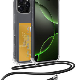 BASEY. BASEY. iPhone 16 Pro Hoesje Pashouder met Koord