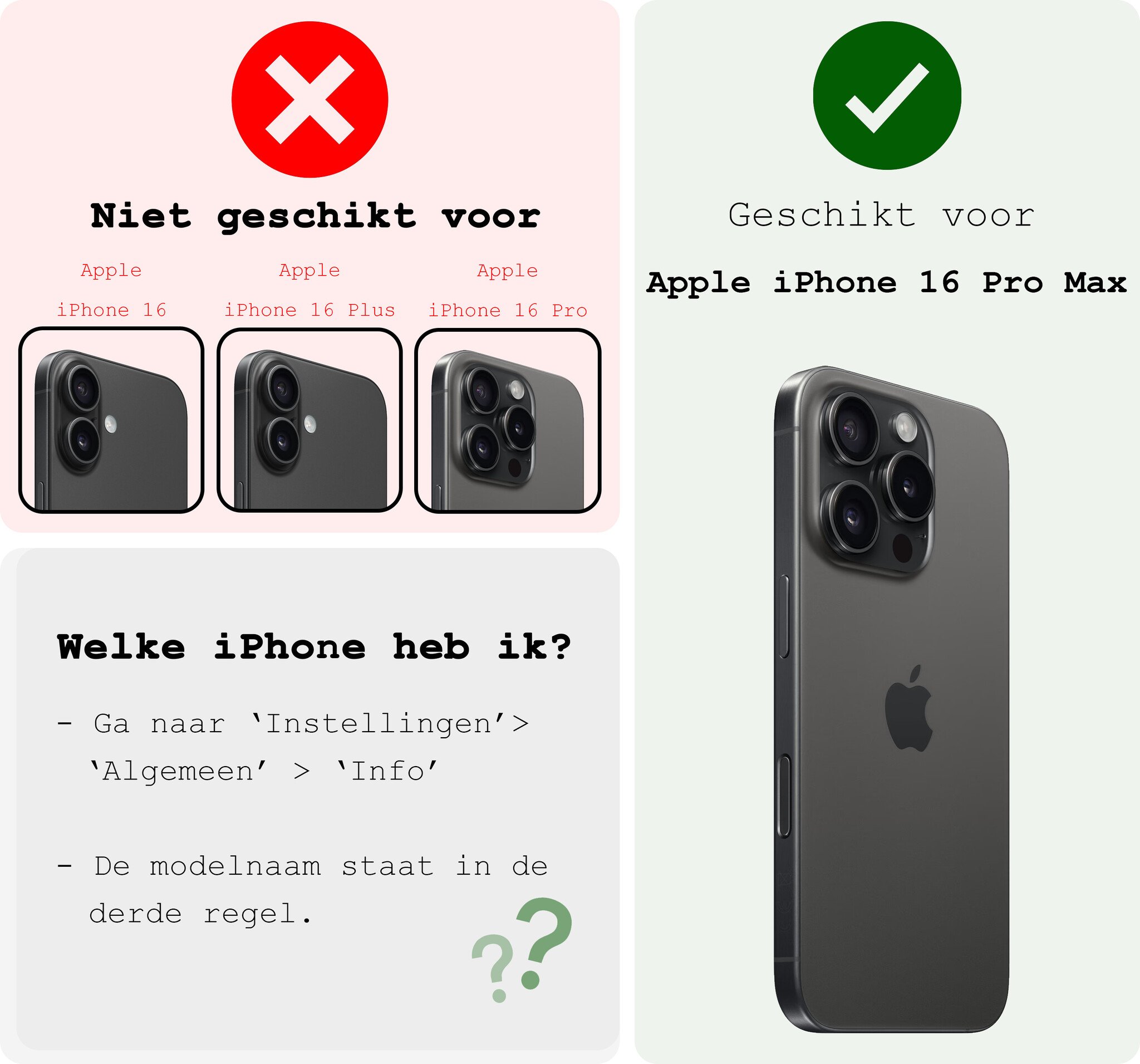 BASEY. Hoes Geschikt voor iPhone 16 Pro Max Hoesje Pas Houder Shock Proof Case Hoes Met Koord - Hoesje Geschikt voor iPhone 16 Pro Max Hoes Met Telefoonkoord Pasjeshouder Cover - Transparant