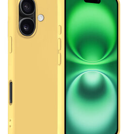 BASEY. BASEY. iPhone 16 Hoesje Siliconen - Geel