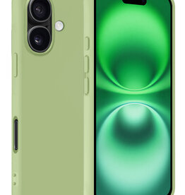 BASEY. BASEY. iPhone 16 Plus Hoesje Siliconen - Groen