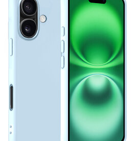 BASEY. BASEY. iPhone 16 Plus Hoesje Siliconen - Lichtblauw