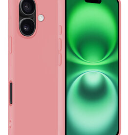 BASEY. BASEY. iPhone 16 Plus Hoesje Siliconen - Lichtroze