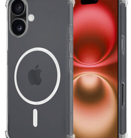 NoXx NoXx iPhone 16 Magsafe Hoesje - Transparant