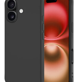 NoXx NoXx iPhone 16 Hoesje Siliconen - Zwart