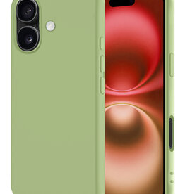 NoXx NoXx iPhone 16 Plus Hoesje Siliconen - Groen