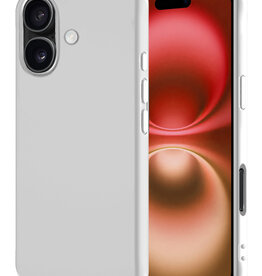 NoXx NoXx iPhone 16 Plus Hoesje Siliconen - Wit