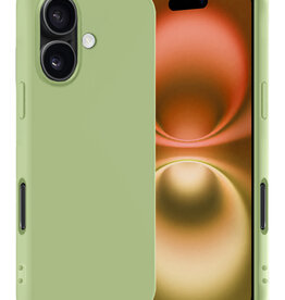 Nomfy Nomfy iPhone 16 Hoesje Siliconen - Groen