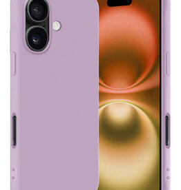 Nomfy Nomfy iPhone 16 Hoesje Siliconen - Lila