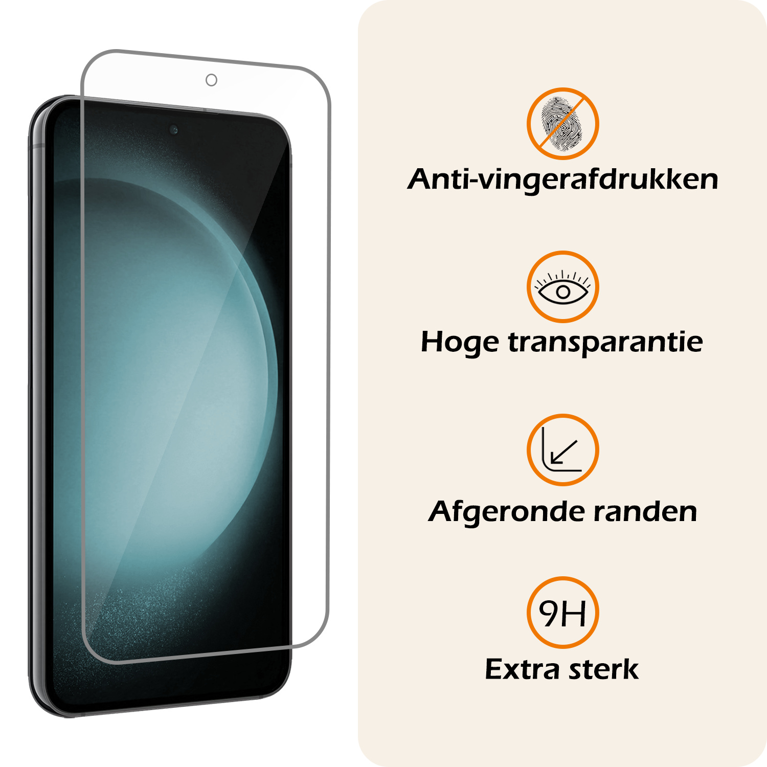 Nomfy Hoesje Geschikt voor iPhone 16 Hoesje Pasjeshouder Shockproof Hard Case Met Screenprotector - Hoesje Geschikt voor iPhone 16 Hoes Met Kaarthouder - Donkerblauw