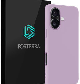 Forterra Forterra iPhone 16 Hoesje Siliconen - Lila