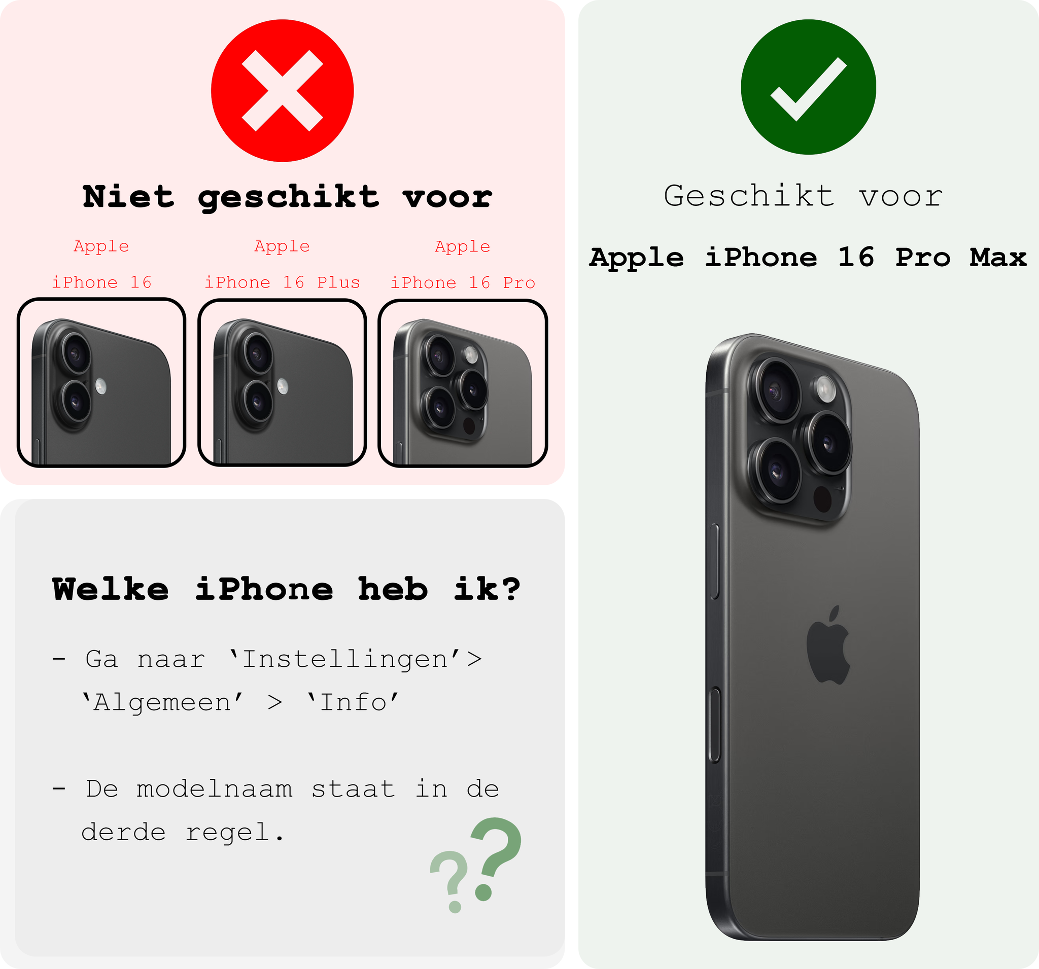 BASEY. Screenprotector Geschikt voor iPhone 16 Pro Max Screenprotector Privacy Beschermglas - Screenprotector Geschikt voor iPhone 16 Pro Max Screen Protector Full Screen Privacy - 2 Stuks