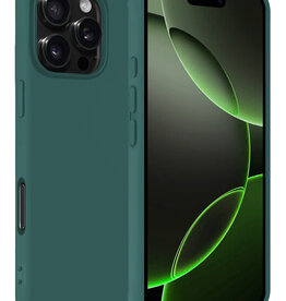 BASEY. BASEY. iPhone 16 Pro Hoesje Siliconen - Donkergroen