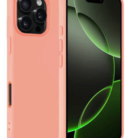 BASEY. BASEY. iPhone 16 Pro Hoesje Siliconen - Perzik