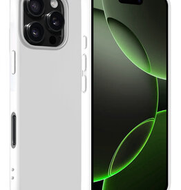 BASEY. BASEY. iPhone 16 Pro Hoesje Siliconen - Wit