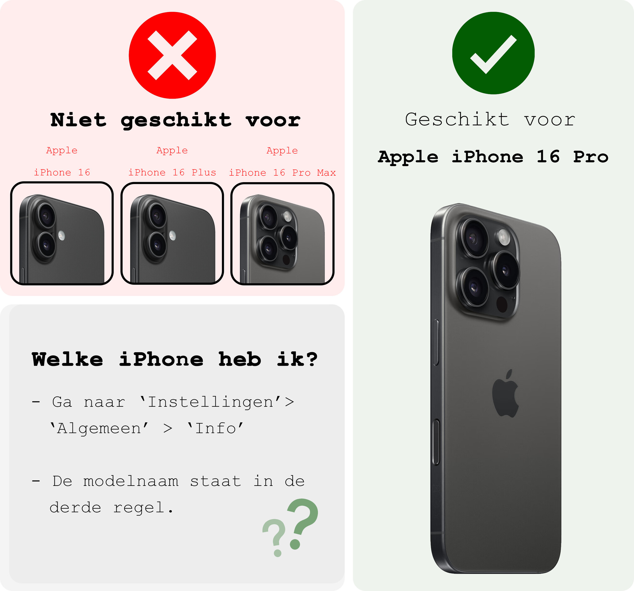 BASEY. Hoes Geschikt voor iPhone 16 Pro Hoesje Siliconen Back Cover Case - Hoesje Geschikt voor iPhone 16 Pro Hoes Cover Hoesje - Perzik - 2 Stuks