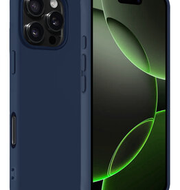 BASEY. BASEY. iPhone 16 Pro Max Hoesje Siliconen - Donkerblauw