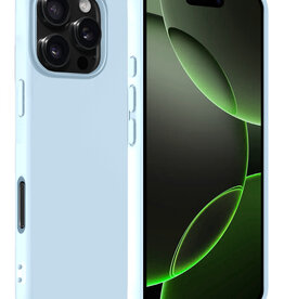 BASEY. BASEY. iPhone 16 Pro Max Hoesje Siliconen - Lichtblauw