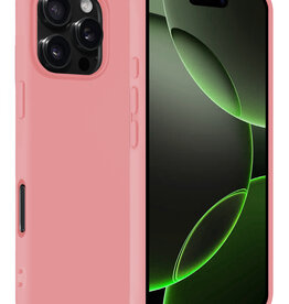 BASEY. BASEY. iPhone 16 Pro Max Hoesje Siliconen - Lichtroze
