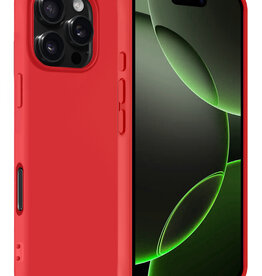 BASEY. BASEY. iPhone 16 Pro Max Hoesje Siliconen - Rood