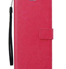 BASEY. BASEY. iPhone 16 Plus Hoesje Bookcase - Donkerroze