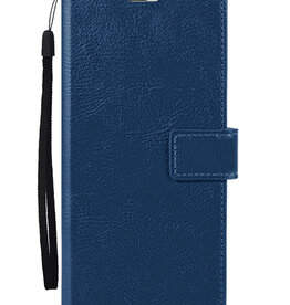 BASEY. BASEY. iPhone 16 Pro Hoesje Bookcase - Donkerblauw