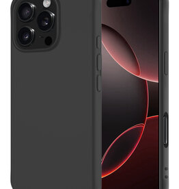 NoXx NoXx iPhone 16 Pro Hoesje Siliconen - Zwart