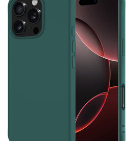 NoXx NoXx iPhone 16 Pro Max Hoesje Siliconen - Donkergroen