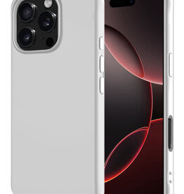 NoXx NoXx iPhone 16 Pro Max Hoesje Siliconen - Wit