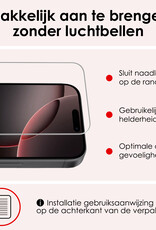 NoXx Hoes Geschikt voor iPhone 16 Pro Max Hoesje Book Case Hoes Flip Cover Wallet Bookcase Met 2x Screenprotector - Paars