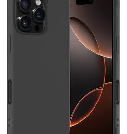Nomfy Nomfy iPhone 16 Pro Hoesje Siliconen - Zwart