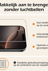 Nomfy Hoesje Geschikt voor iPhone 16 Pro Hoesje Siliconen Cover Case Met Screenprotector - Hoes Geschikt voor iPhone 16 Pro Hoes Back Case - Donkergroen