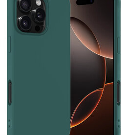 Nomfy Nomfy iPhone 16 Pro Max Hoesje Siliconen - Donkergroen