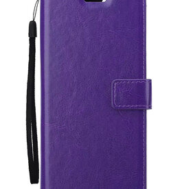 Nomfy Nomfy iPhone 16 Hoesje Bookcase - Paars
