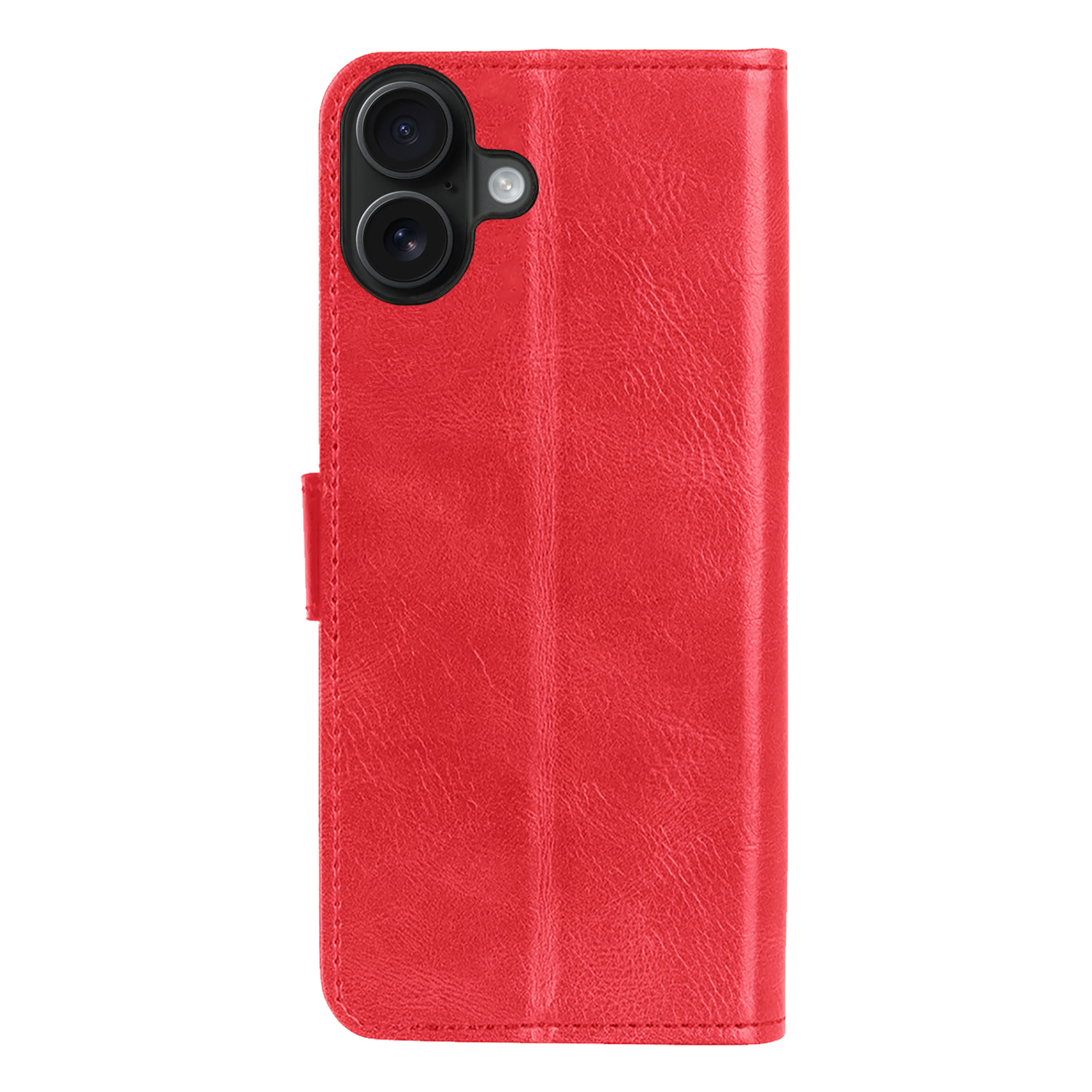 Nomfy Hoesje Geschikt voor iPhone 16 Plus Hoes Bookcase Flipcase Book Cover - Hoes Geschikt voor iPhone 16 Plus Hoesje Book Case - Rood
