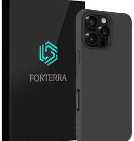 Forterra Forterra iPhone 16 Pro Hoesje Siliconen - Zwart