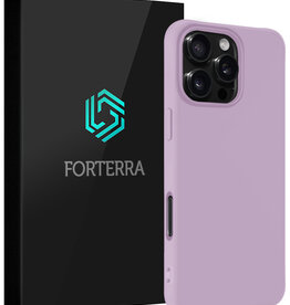 Forterra Forterra iPhone 16 Pro Max Hoesje Siliconen - Lila