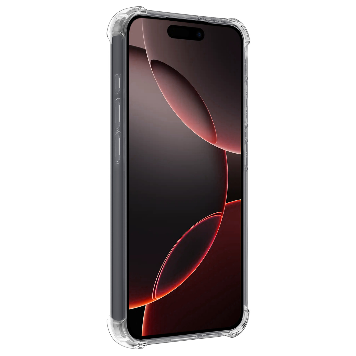 NoXx Hoes Geschikt voor iPhone 16 Pro Hoesje Geschikt voor Magsafe Hoesje Cover Shock Proof Case - Transparant - 2x