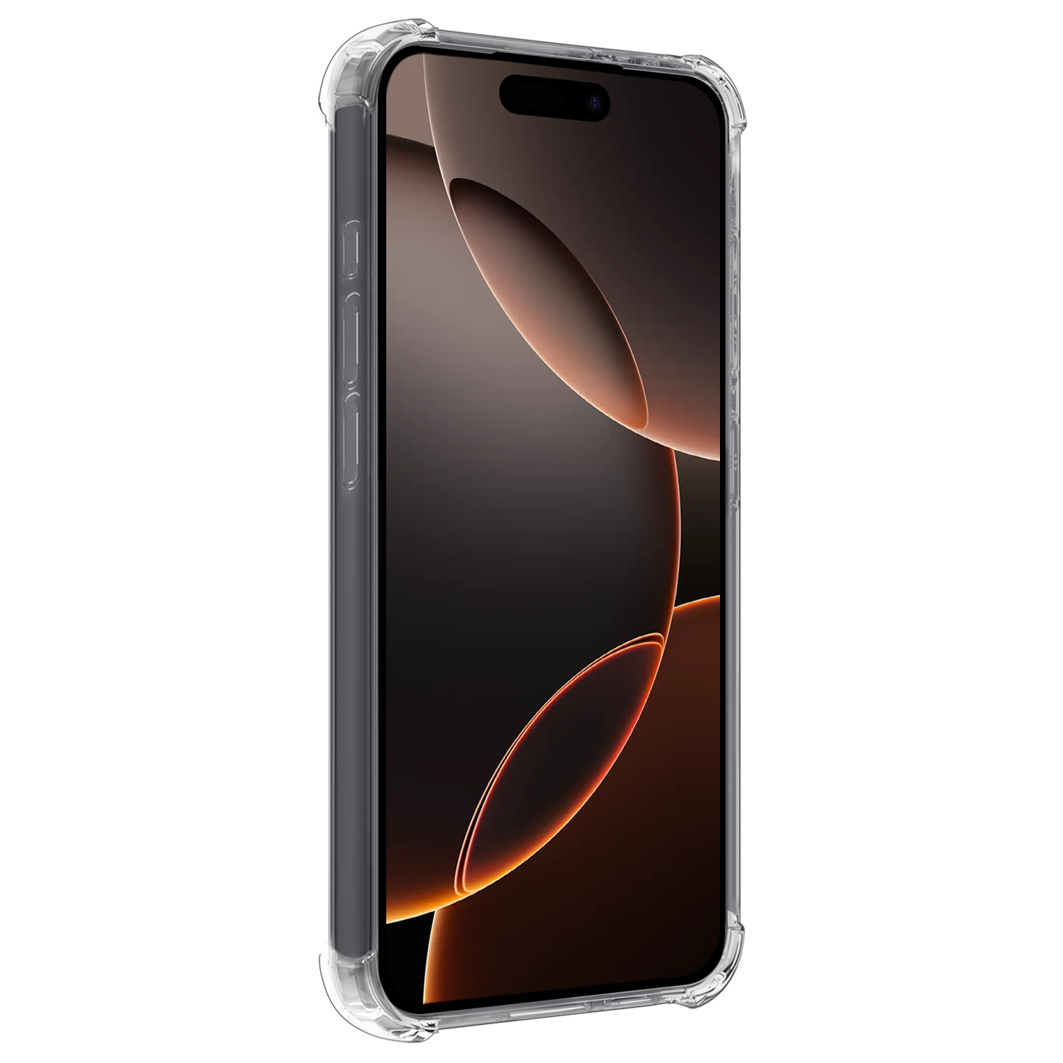 Nomfy Hoesje Geschikt voor iPhone 16 Pro Max Hoes Geschikt voor Magsafe Shock Proof Cover Case Shockproof Transparant Met Screenprotector - Hoesje Geschikt voor iPhone 16 Pro Max Hoes Back Case Magsafe