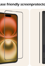 Nomfy Screenprotector - Geschikt voor iPhone 16 Screenprotector Met Installatie Kit Bescherm Glas - Screenprotector Geschikt voor iPhone 16 Screen Protector Met Montage Frame Flexibel Glas Full Cover - 2 PACK