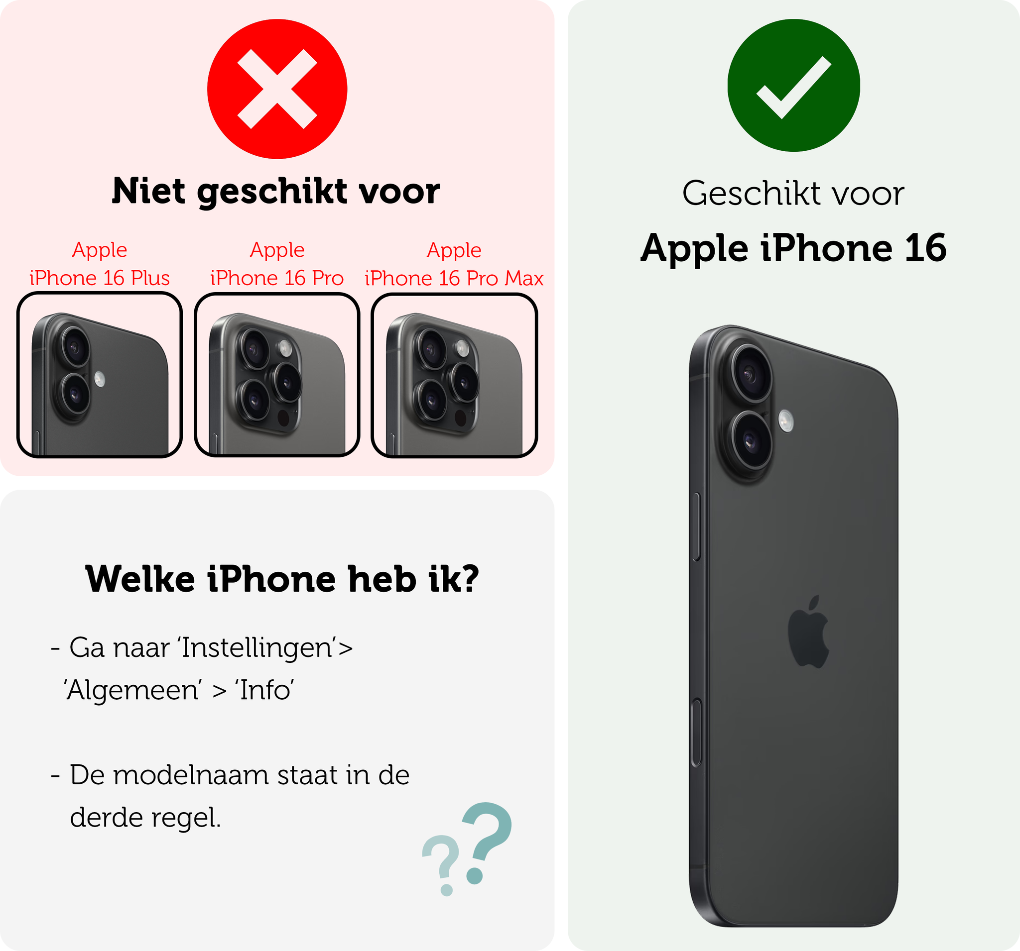 Forterra Hoesje Geschikt voor iPhone 16 Pashouder Case Siliconen Hoes Met Koord - Hoes Geschikt voor iPhone 16 Met Telefoonkoord Hoesje Back Cover Met Pasjeshouder - Transparant - 2 PACK