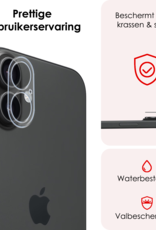 NoXx Screenprotector Geschikt voor iPhone 16 Camera Screenprotector Gehard Glas - Screenprotector Geschikt voor iPhone 16 Screenprotector Camera Tempered Glass