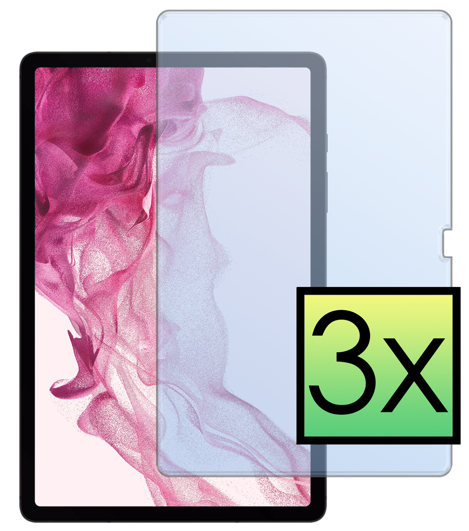 NoXx Screenprotector Geschikt voor Samsung Galaxy Tab S10 Plus Screenprotector Bescherm Glas Screen Protector - 3 PACK