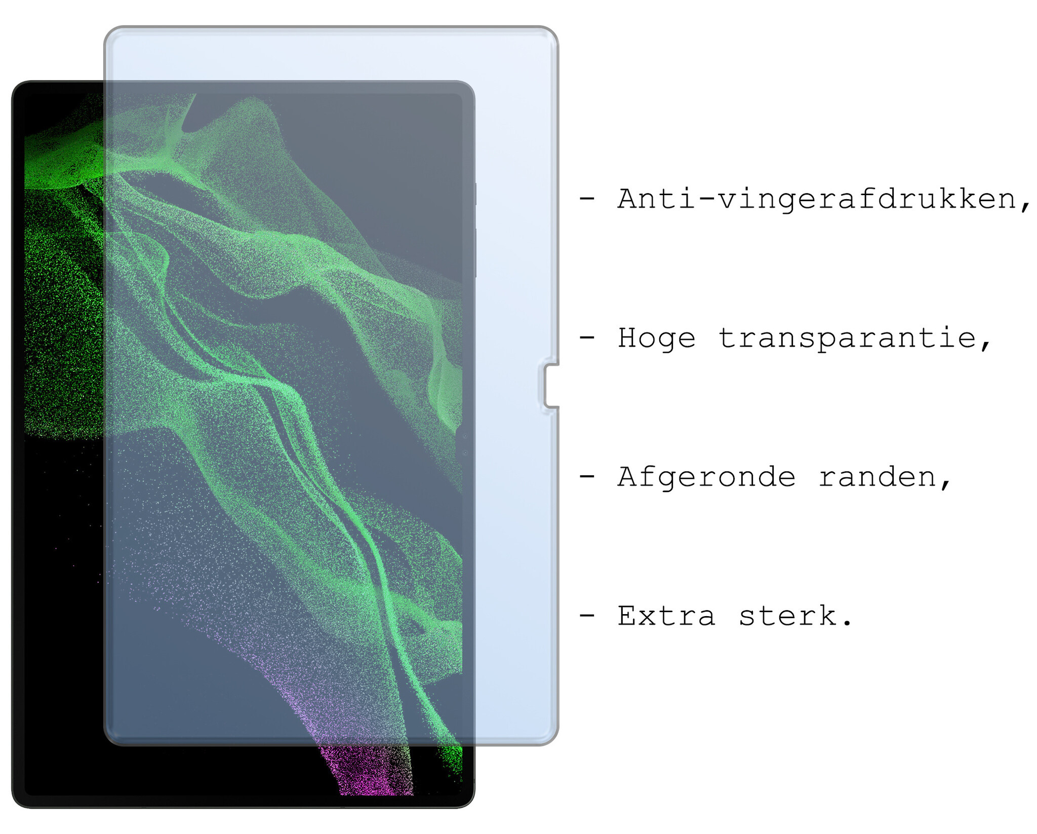 BASEY. Screenprotector Geschikt voor Samsung Galaxy Tab S10 Ultra Screenprotector Tempered Glass - Screenprotector Geschikt voor Samsung Tab S10 Ultra Screen Protector Beschermglas