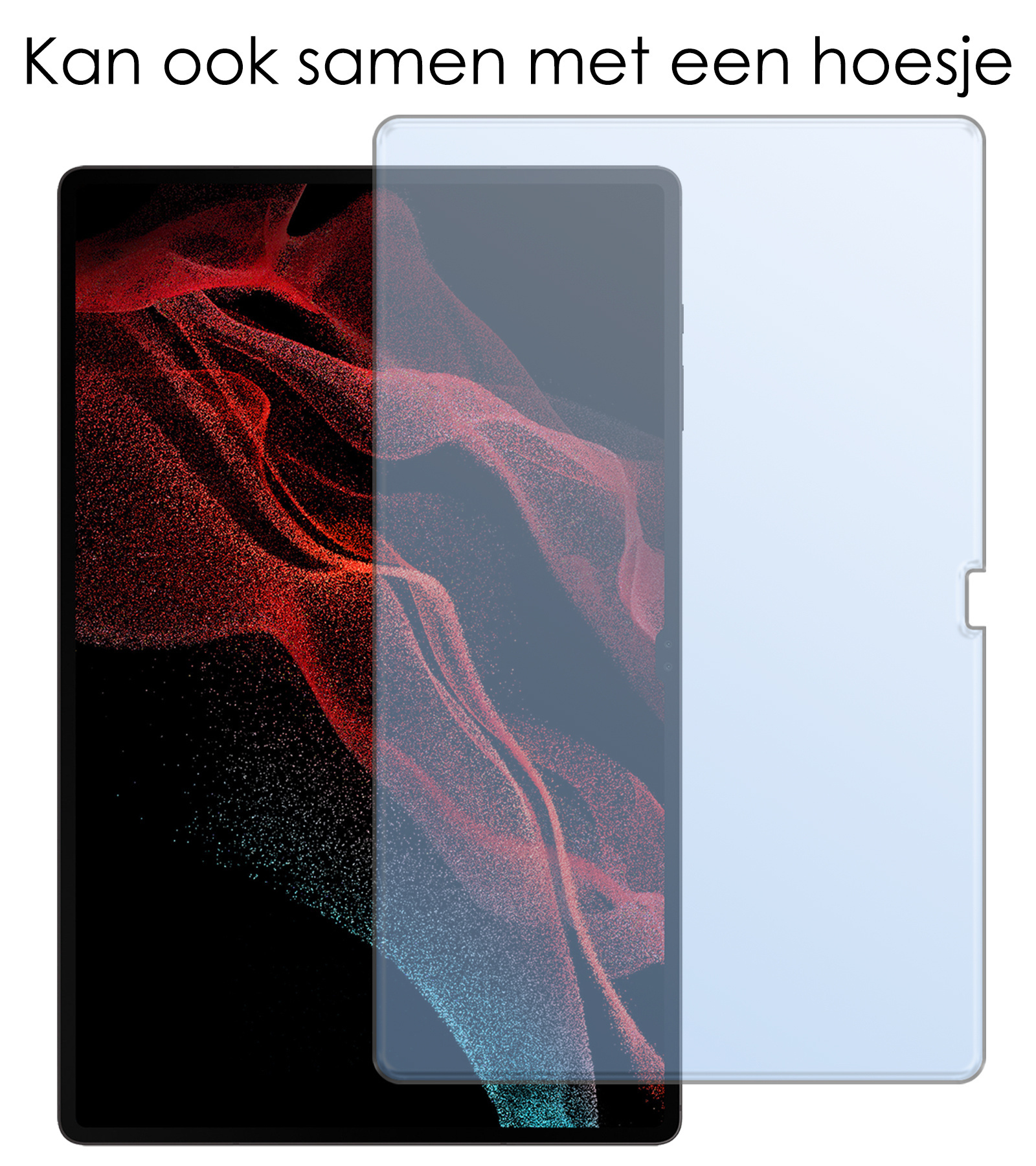 NoXx Screenprotector Geschikt voor Samsung Galaxy Tab S10 Ultra Screenprotector Bescherm Glas Screen Protector - 3 PACK