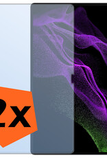 Nomfy Screenprotector - Geschikt voor Samsung Galaxy Tab S10 Ultra Screenprotector Bescherm Glas - Screen Protector Geschikt voor Samsung Tab S10 Ultra Screenprotector Tempered Glass - 2 PACK