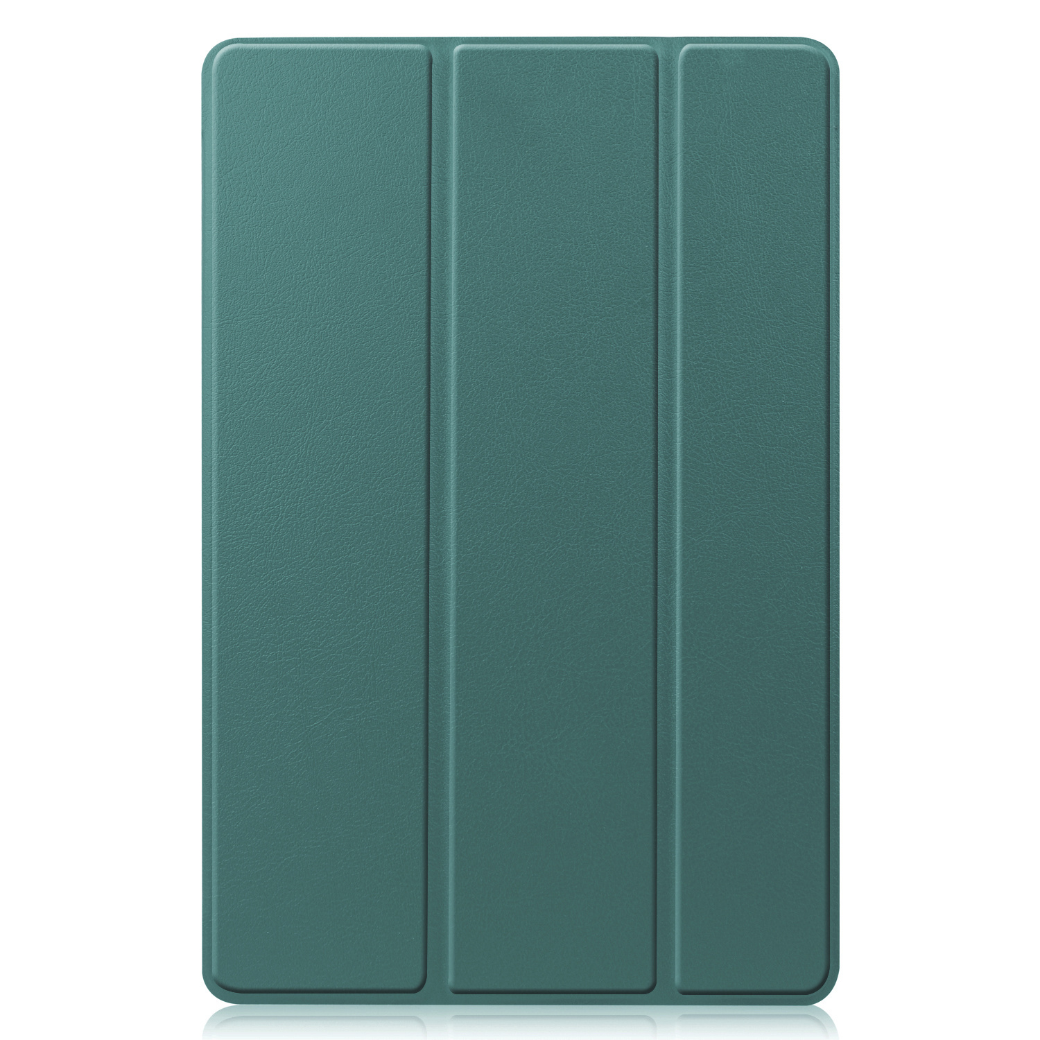 BASEY. Hoesje Geschikt voor Samsung Galaxy Tab S10 Ultra Hoes Case Tablet Hoesje Tri-fold Met Uitsparing Geschikt voor S Pen - Hoes Geschikt voor Samsung Tab S10 Ultra Hoesje Hard Cover Bookcase Hoes - Donkergroen