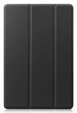 BASEY. Hoesje Geschikt voor Samsung Galaxy Tab S10 Ultra Hoes Case Tablet Hoesje Tri-fold Met Uitsparing Geschikt voor S Pen - Hoes Geschikt voor Samsung Tab S10 Ultra Hoesje Hard Cover Bookcase Hoes - Zwart