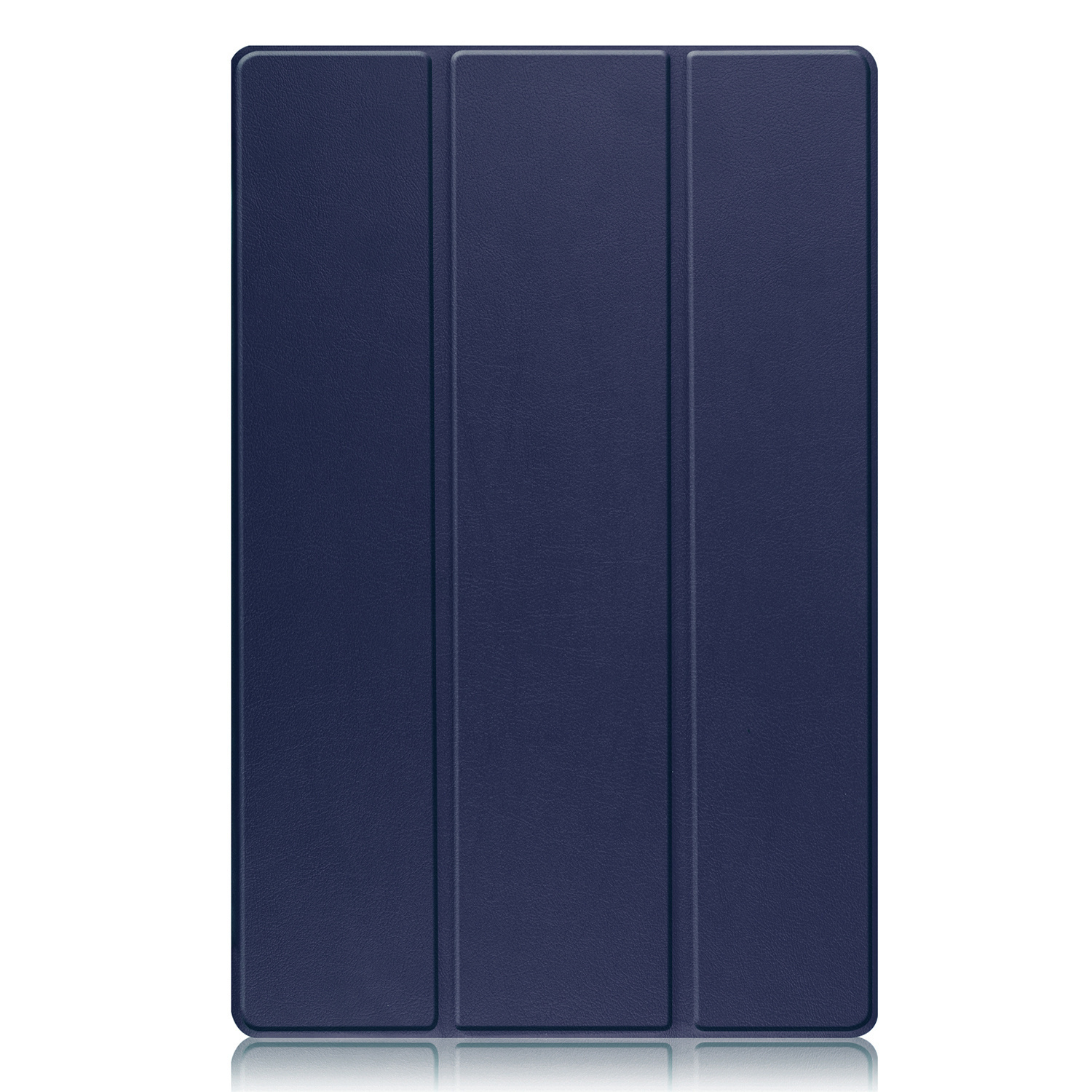 BASEY. Hoesje Geschikt voor Samsung Galaxy Tab S10 Plus Hoes Case Tablet Hoesje Tri-fold Met Uitsparing Geschikt voor S Pen Met Screenprotector - Hoes Geschikt voor Samsung Tab S10 Plus Hoesje Hard Cover Bookcase Hoes - Donkerblauw