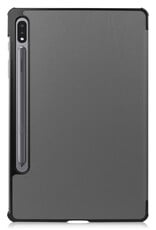 BASEY. Hoesje Geschikt voor Samsung Galaxy Tab S10 Plus Hoes Case Tablet Hoesje Tri-fold Met Uitsparing Geschikt voor S Pen Met Screenprotector - Hoes Geschikt voor Samsung Tab S10 Plus Hoesje Hard Cover Bookcase Hoes - Grijs